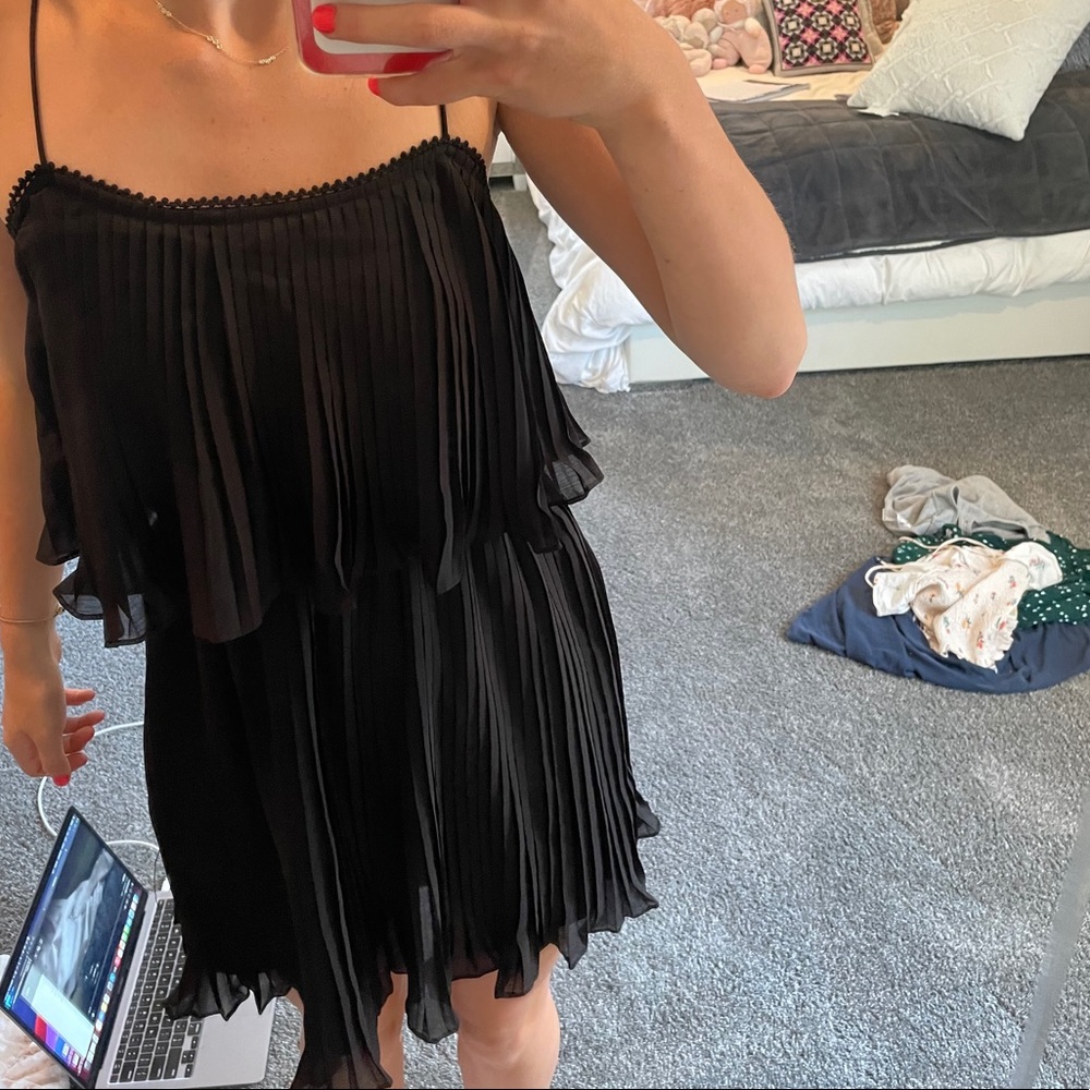zara black dress NEW WITH TAGS